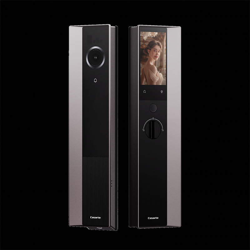 卡萨帝X80智能门锁：98.7%识别率+双芯加密，告别传统指纹锁(图1)