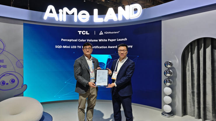 CES 2026，TCL 联合德国莱茵TÜV共同发布显示产品感知立体色域白皮书，推动色彩评价标准再升级(图3)